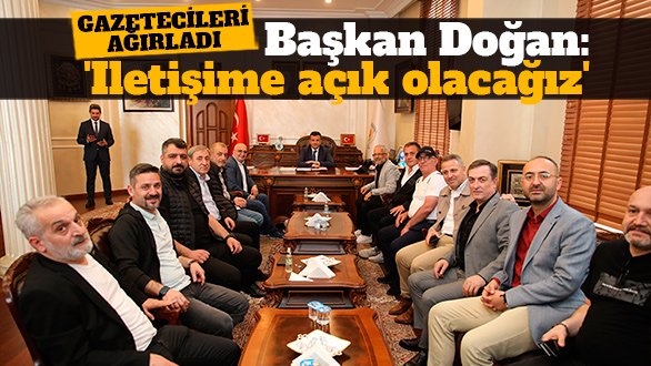 Başkan Halit Doğan, Samsunlu gazetecileri ağırladı