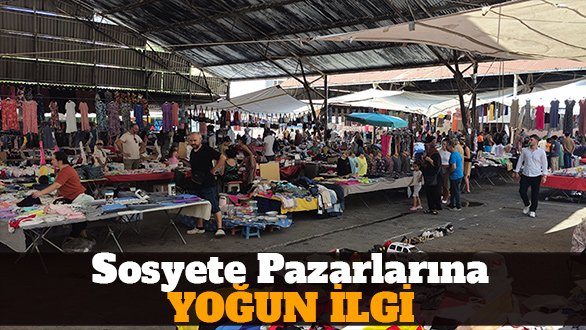Samsun'da sosyete pazarlarına yoğun ilgi